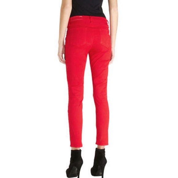 Rag & Bone Red Capri Jeans - Picture 2 of 4